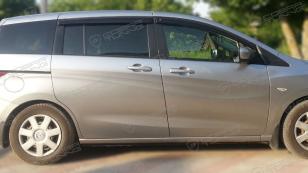 Дефлекторы окон (ветровики) Mazda 5 I 2005-2010"EuroStandard" (Мазда 5) Кобра Тюнинг